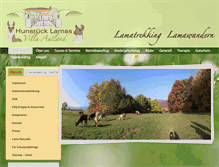 Tablet Screenshot of hunsrueck-lamas.de